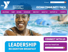 Tablet Screenshot of oceancommunityymca.org